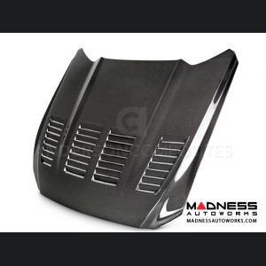 Ford Mustang Type TW Hood by Anderson Composites - Carbon Fiber - Double Sided